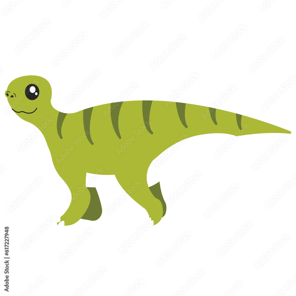 Obraz premium flat dinosaurs vector ilustration