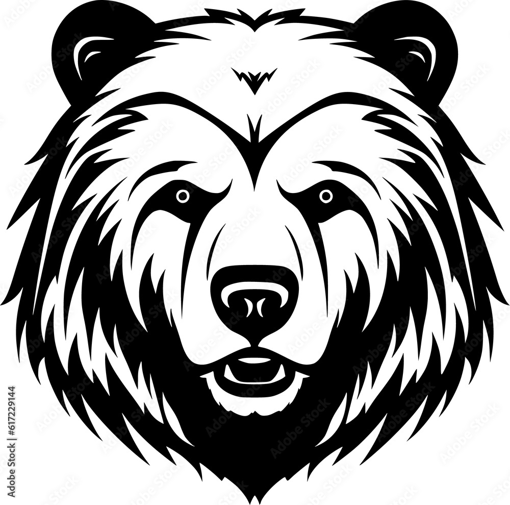 grizzly, vector, bear