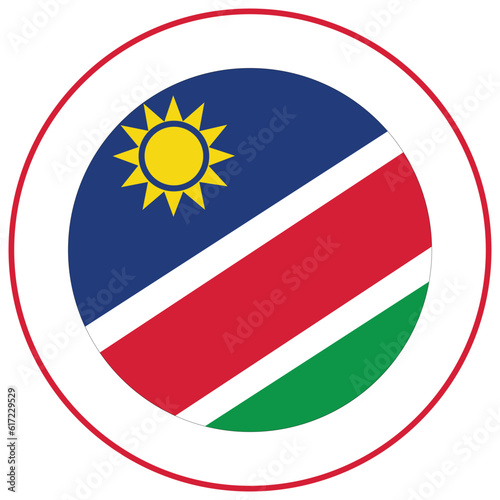 Free Download Namibia flag design shape. Flag of Namibia design shape - GFXLoad