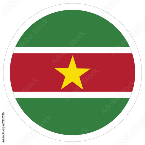 Free Download Suriname flag design shape. Flag of Suriname design shape. - GFXLoad
