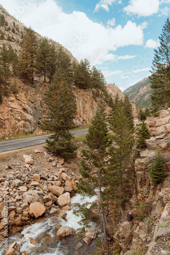 Vibrant Fall Foliage and Historic Charm: Georgetown, Colorado