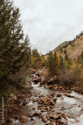 Vibrant Fall Foliage and Historic Charm: Georgetown, Colorado