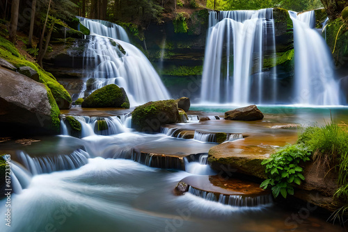 Cascading Waterfall