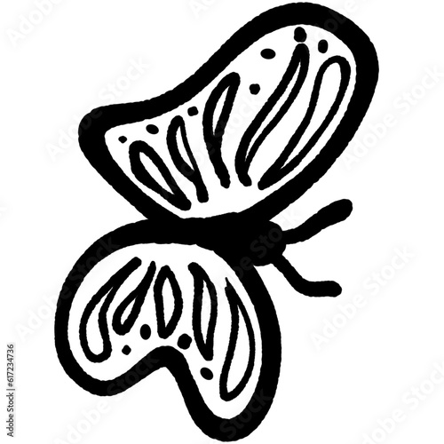 Butterfly outline 