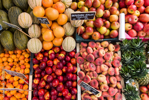 Fresh summer fruits