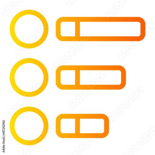 prioritize gradient icon
