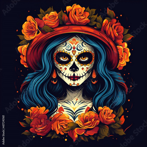 Mexican day of the dead Women