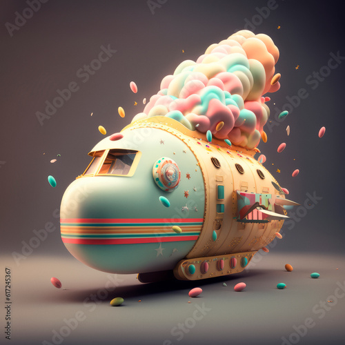 CANDY SPACESHIP