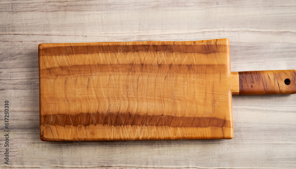 Top view of wooden tray on wooden table background. Top view of wooden tray on wooden table background.