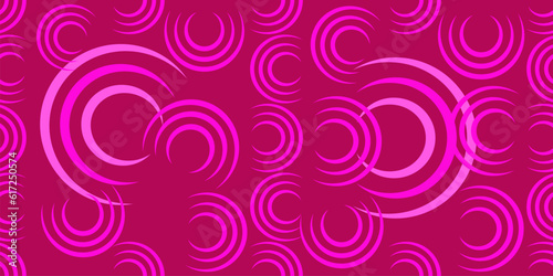 Background geometric circular pattern. Abstract colored Pink background