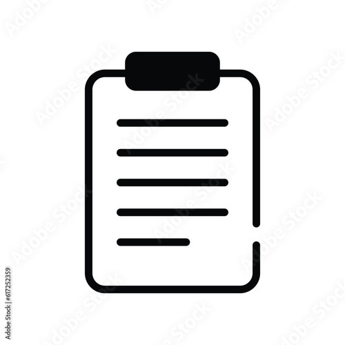 Clipboard Icon. Vector stock illustration. © Name