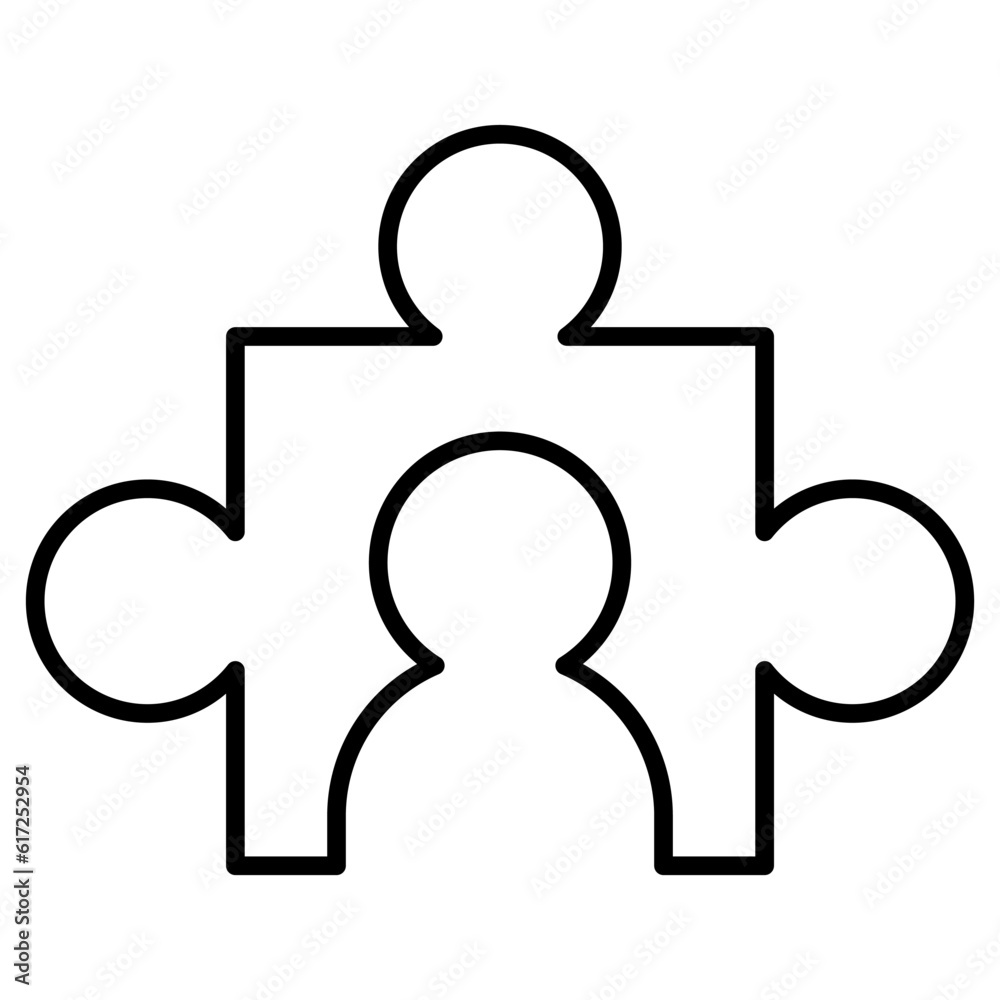 Human resource management icon Human resource management icon