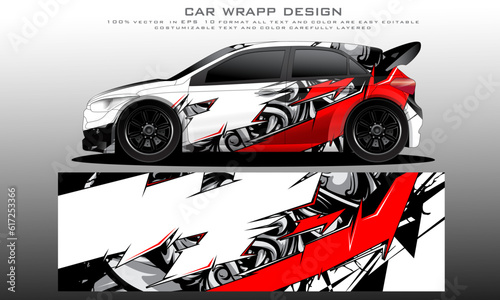 Leinwand Poster car livery graphic vector