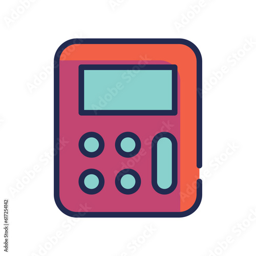 Calculator Icon. Vector stock illustration.