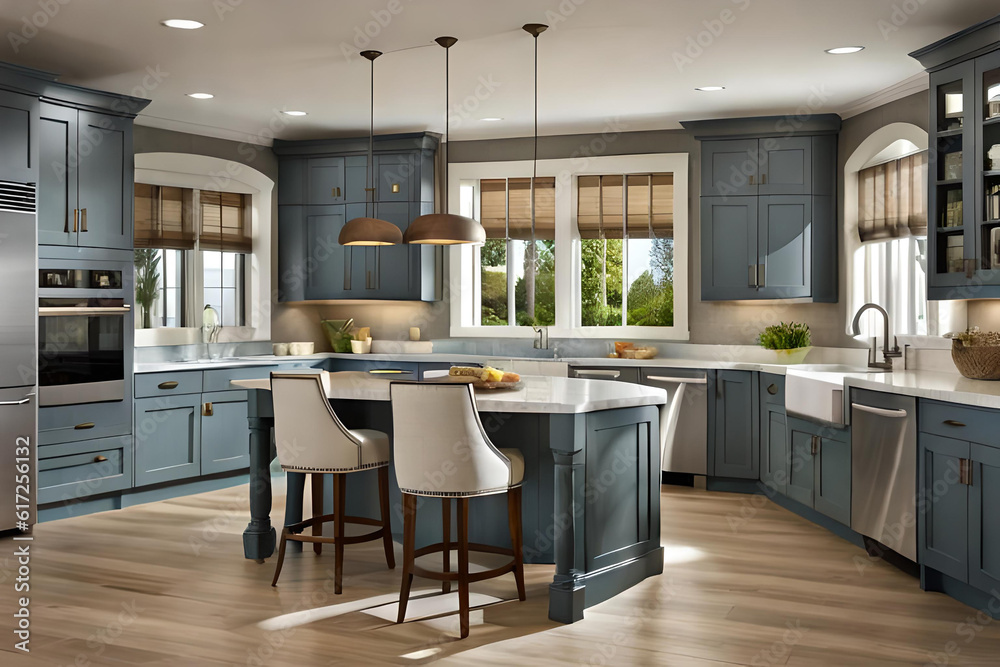 Fototapeta premium Rustic Farmhouse Kitchen