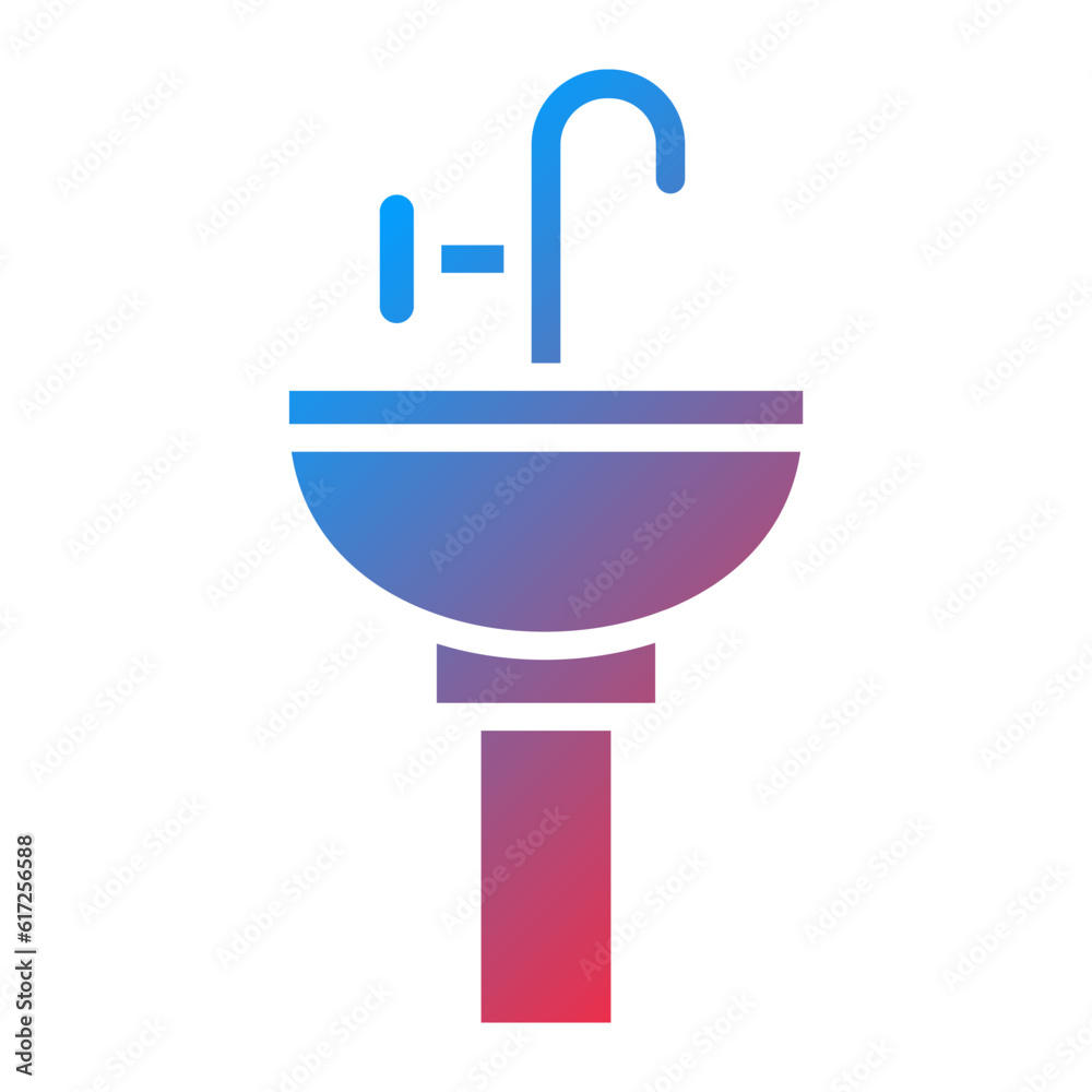 Vector Design Hair Wash Sink Icon Style Vector Design Hair Wash Sink Icon Style