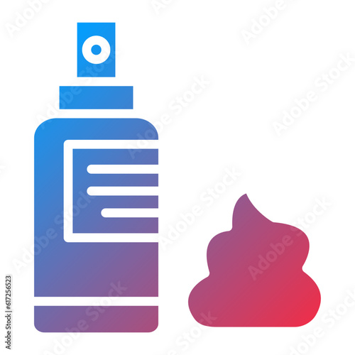 Vector Design Barber Foam Icon Style