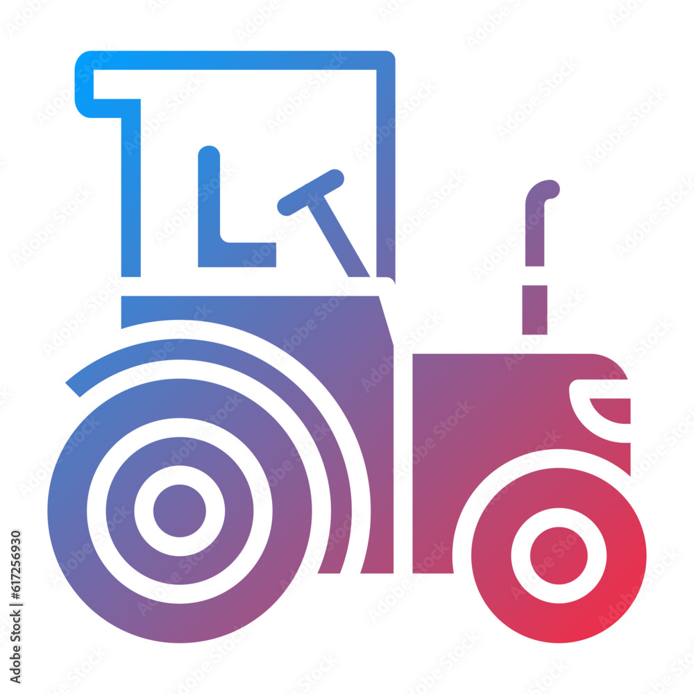 Vector Design Tractor Icon Style Vector Design Tractor Icon Style