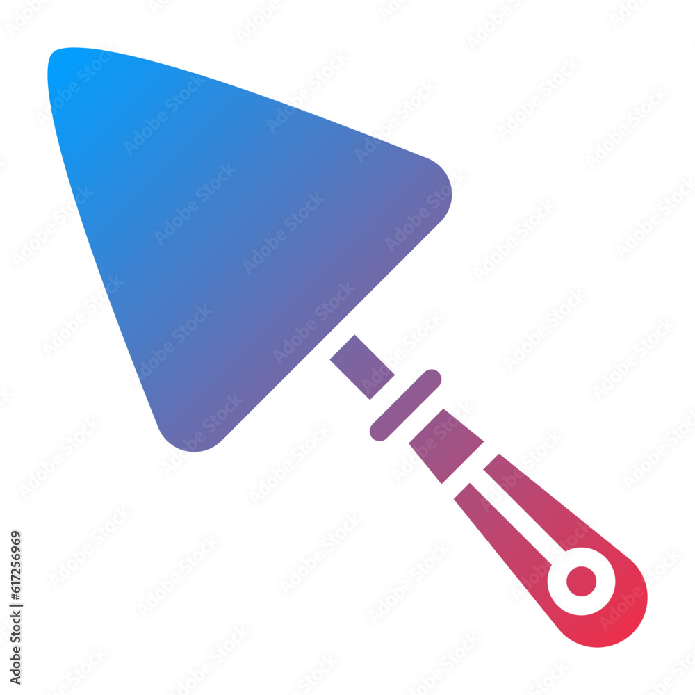 Vector Design Trowel Icon Style Vector Design Trowel Icon Style
