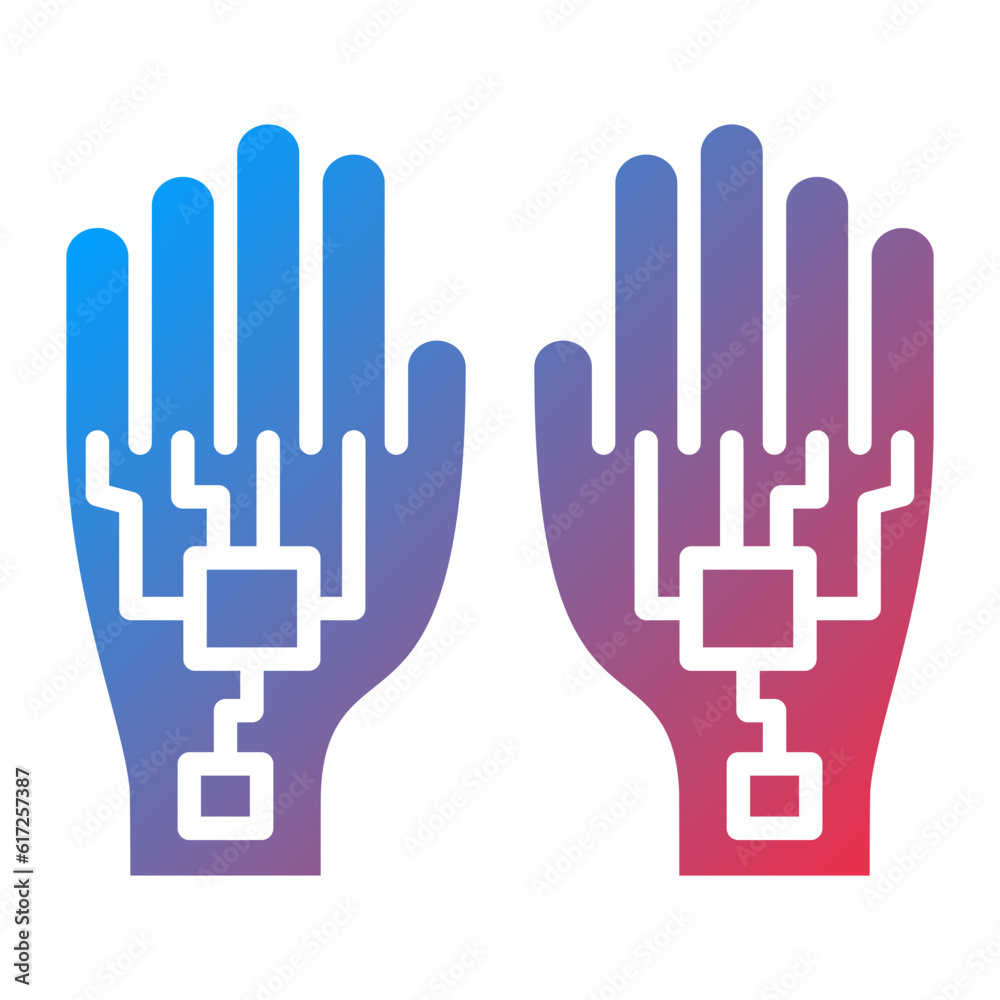 Obraz premium Vector Design Wired Gloves Icon Style