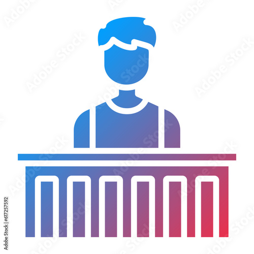 Vector Design Witness Icon Style