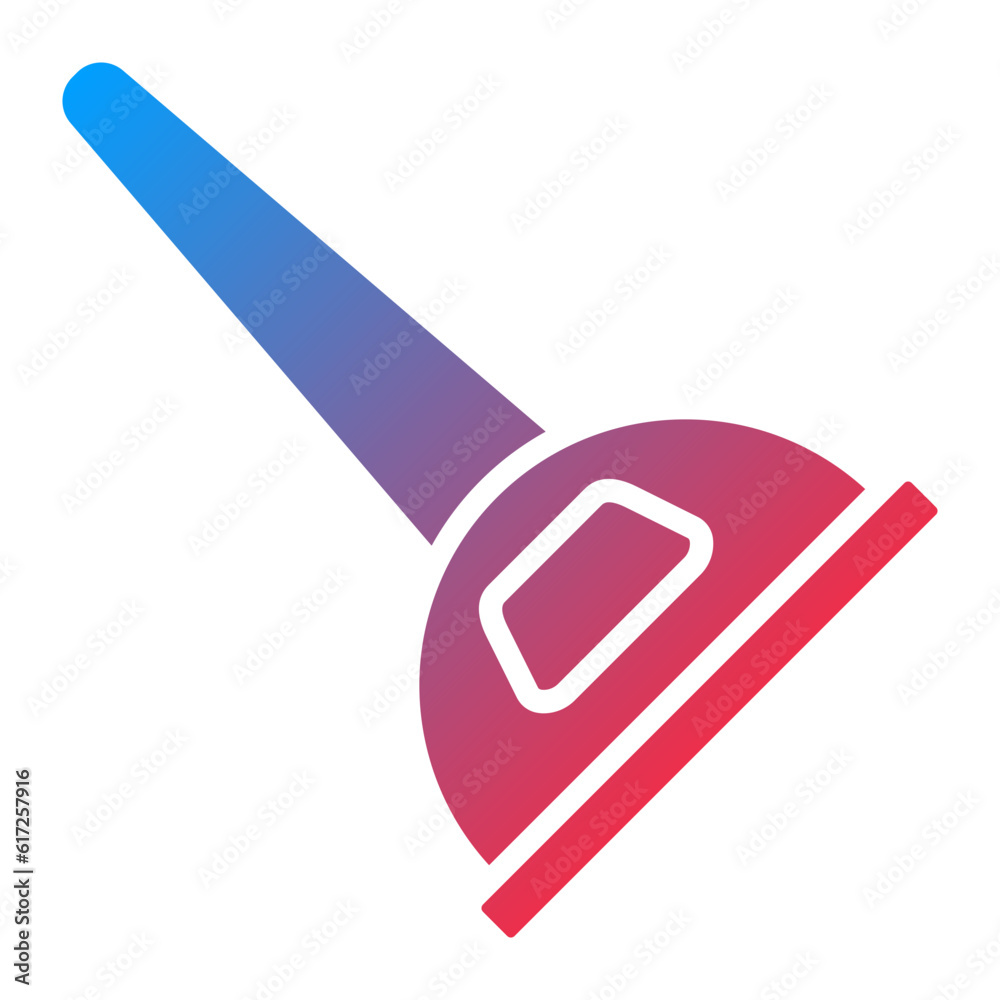 Vector Design Toilet Plunger Icon Style Vector Design Toilet Plunger Icon Style