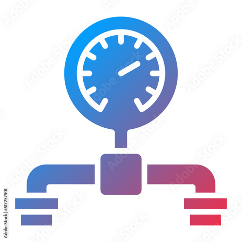 Vector Design Pressure Gauge Icon Style