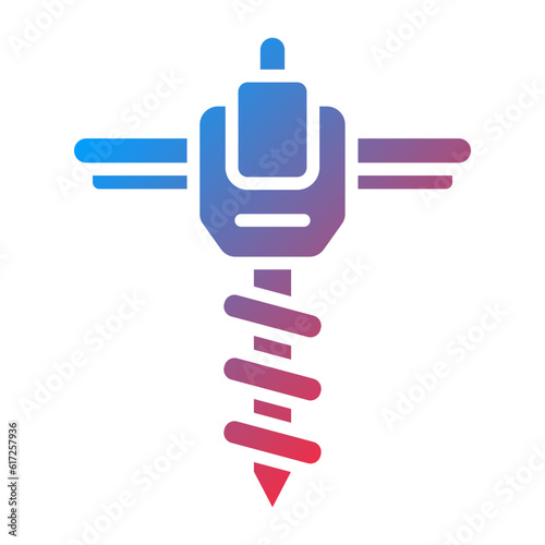 Vector Design Drain Auger Icon Style