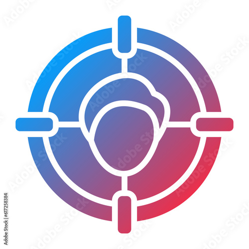 Vector Design Headhunting Icon Style