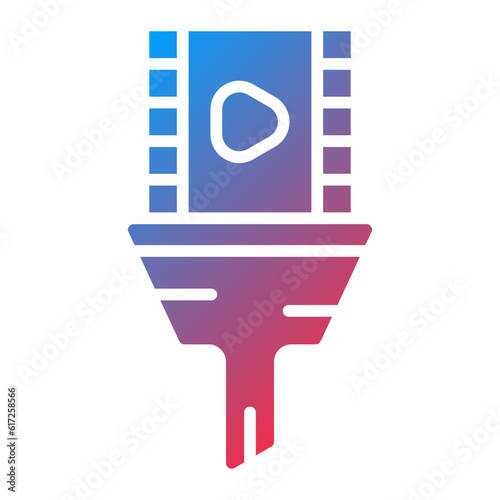 Vector Design Content Curation Icon Style