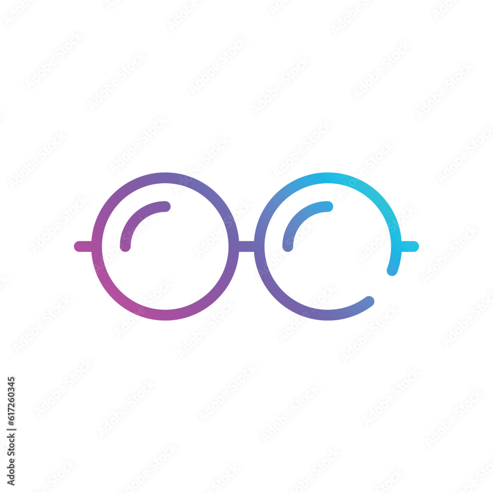 Glasses Icon. Vector stock illustration. Glasses Icon. Vector stock illustration.