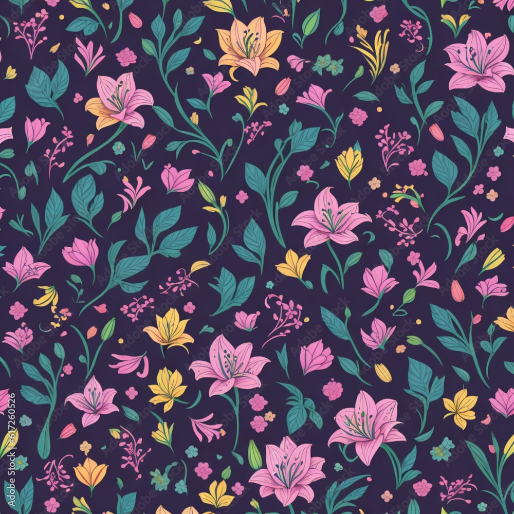 seamless floral pattern seamless floral pattern