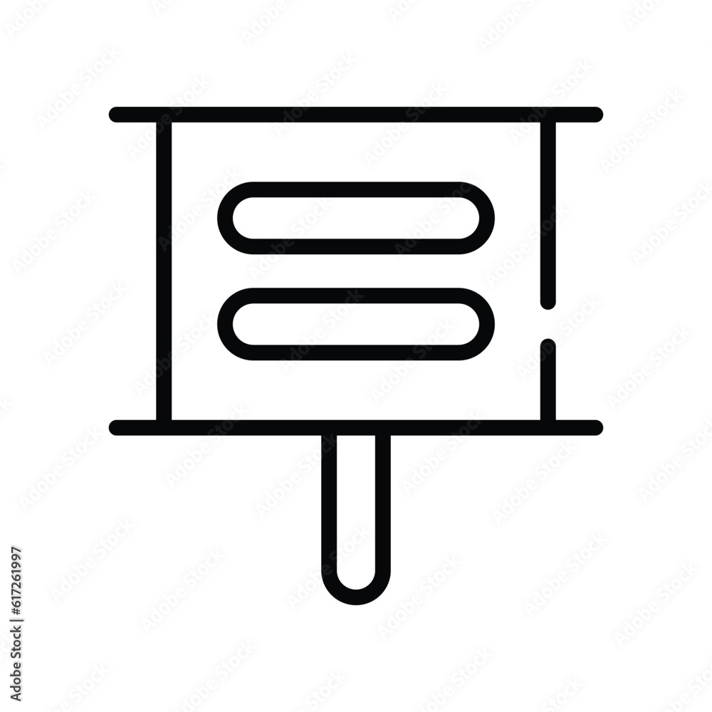 Presentation Icon. Vector stock illustration. Presentation Icon. Vector stock illustration.