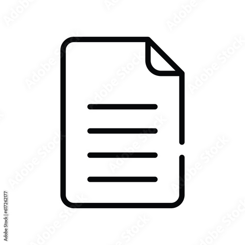 File Icon. Vector stock illustration.