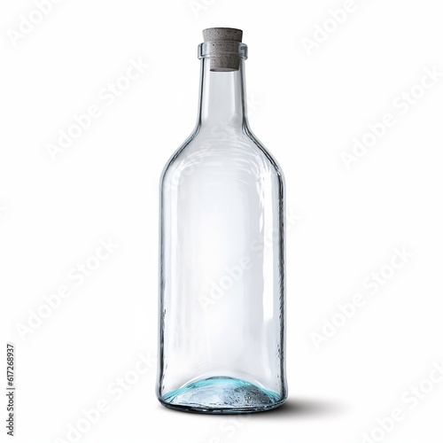 Wallpaper Mural Crystal Clarity: Captivating Clear Bottle Imagery For Generative AI Torontodigital.ca