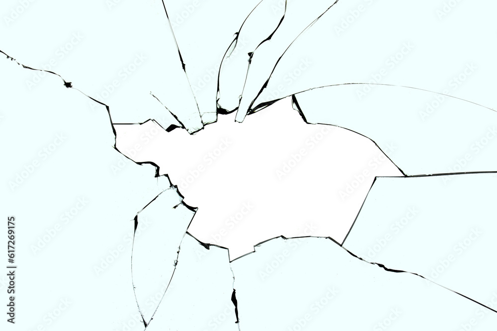 Breakdown Transparent Broken glass crack texture in png format with transparent background ...