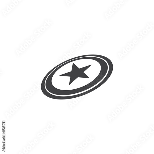 frisbee icon vector