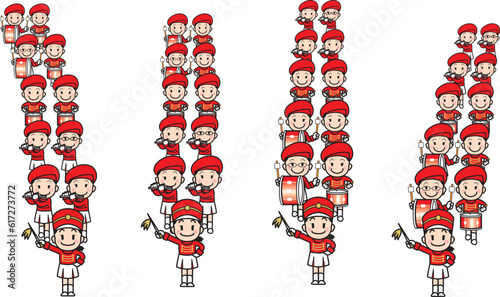 Drum and fife corps _ formation