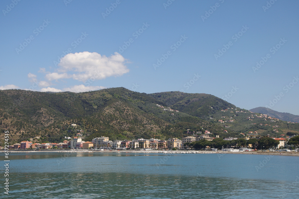 Sestri Levante town in Ligurian Riviera, Italy