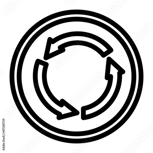 circulation line icon