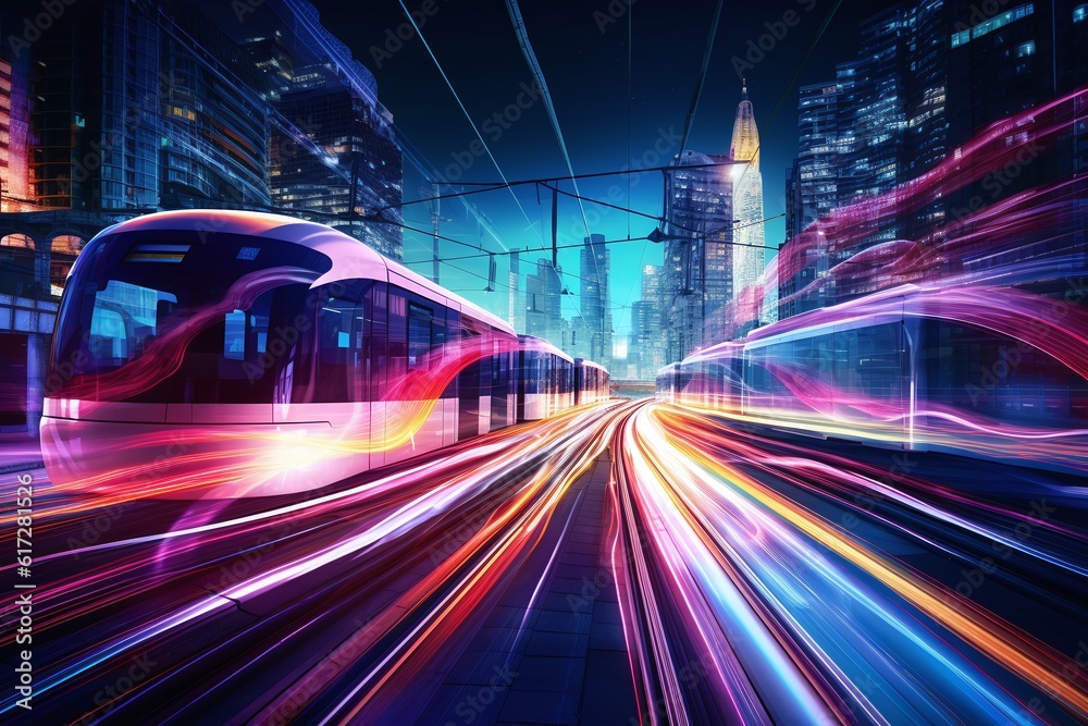 Fototapeta premium Future transportation