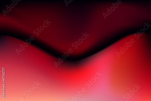 Gradient color Flow curve Background Red color