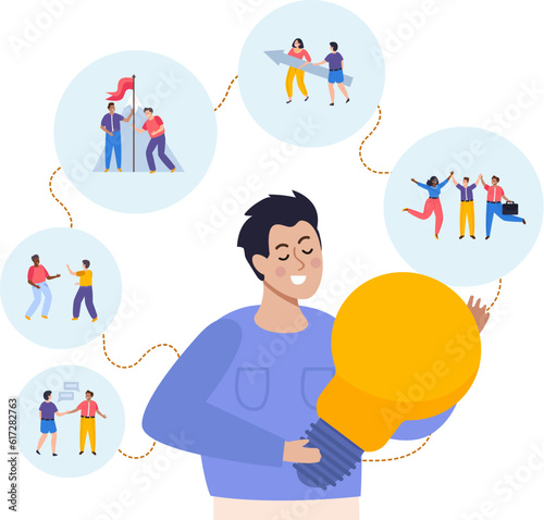 Idea Corporate Culture Background