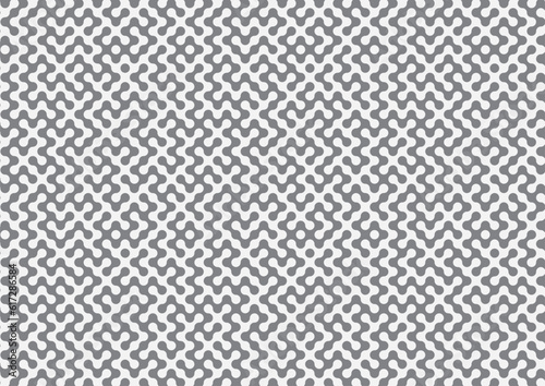 seamless round maze pattern background