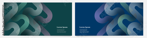 幾何学 抽象 ストライプ ライン 背景 セット