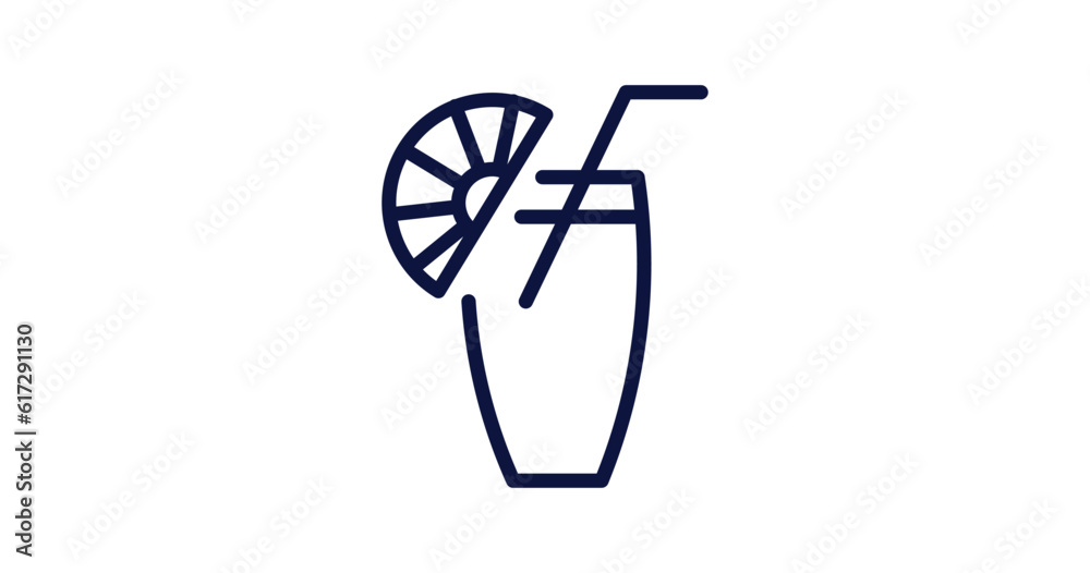 lime juice icon. Thin line lime juice icon from summer collection. Outline vector isolated on white background. Editable lime juice symbol can be used web and mobile lime juice icon. Thin line lime juice icon from summer collection. Outline vector isolated on white background. Editable lime juice symbol can be used web and mobile