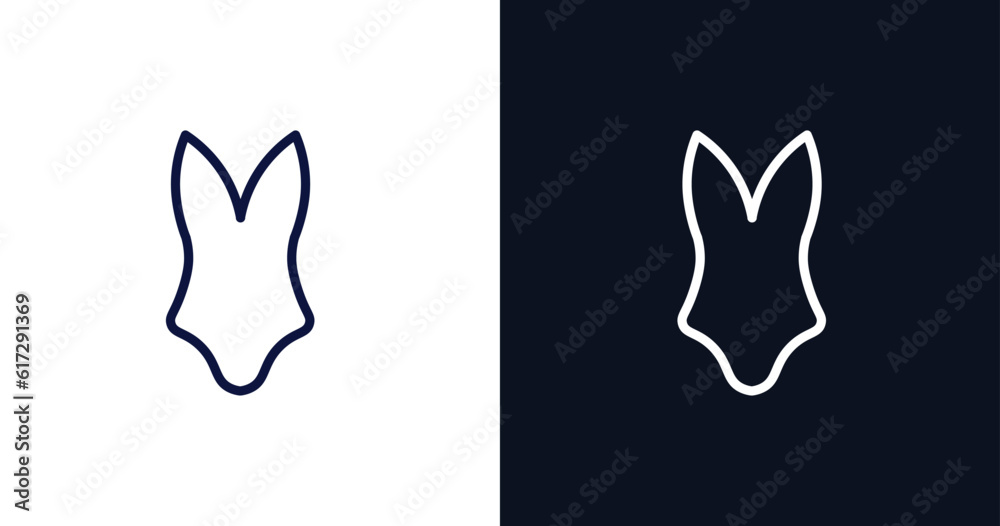 swimsuit icon. Thin line swimsuit icon from summer collection. Outline ...