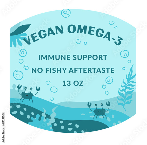 Immune support no fishy aftertaste, vegan omega
