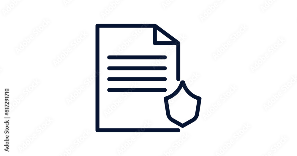 policy icon. Thin line policy icon from strategy collection. Outline vector isolated on white background. Editable policy symbol can be used web and mobile policy icon. Thin line policy icon from strategy collection. Outline vector isolated on white background. Editable policy symbol can be used web and mobile