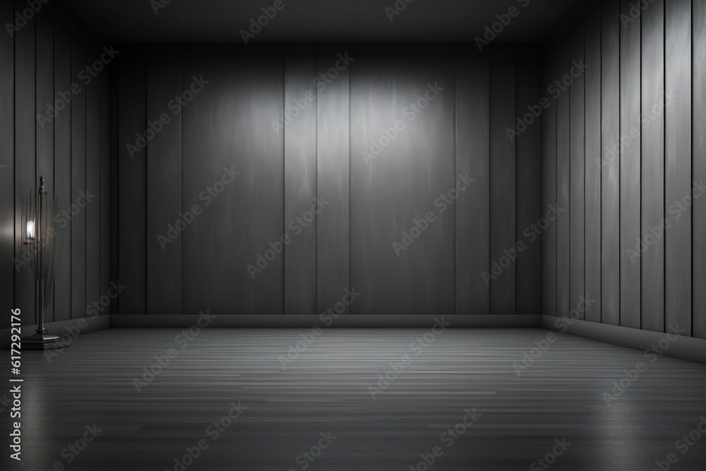 Empty dark industrial scene backdrop for website slide slider design to show product Generative AI